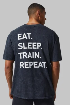 T-shirt De Sport Oversize Délavé - MAN Active