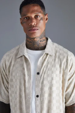 Chemise En Tissu éponge à Carreaux -Promos Coutuvelle Magasin bmm45879 stone xl 3 scaled