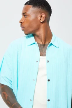 Chemise Rayée En Tissu éponge -Promos Coutuvelle Magasin bmm45882 aqua xl 3 scaled