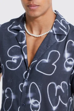 Chemise Imprimée En Viscose -Promos Coutuvelle Magasin bmm46713 black xl 3 scaled