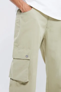 Pantalon Cargo Ample Zippé -Promos Coutuvelle Magasin bmm47013 khaki xl 3 scaled