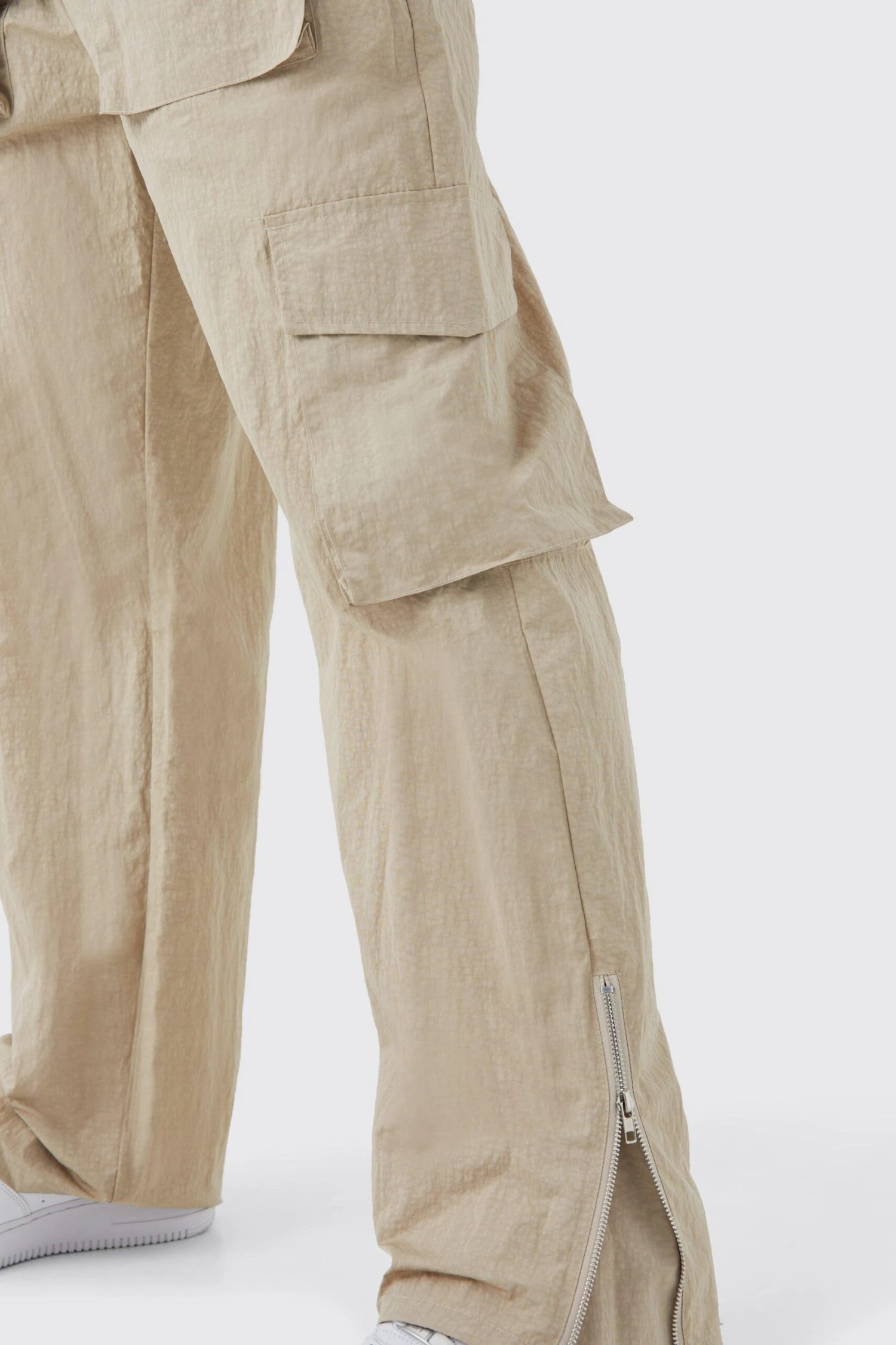 Pantalon Cargo Ample épais à Taille élastique 3 Pantalon Cargo Ample épais à Taille élastique – Image 3