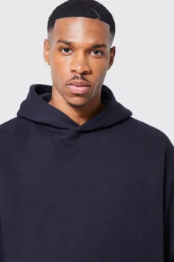 Sweat à Capuche Oversize Basique -Promos Coutuvelle Magasin bmm47158 black xl 3 scaled