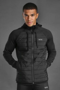 Promos Coutuvelle Magasin 7 Veste De Sport Matelassée à Capuche - MAN Active