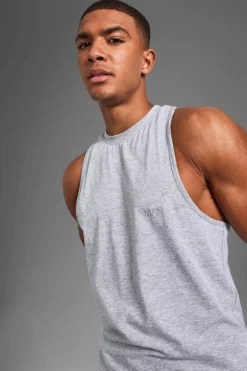 Débardeur De Sport à Dos Nageur -Promos Coutuvelle Magasin mzz09812 grey xl 3