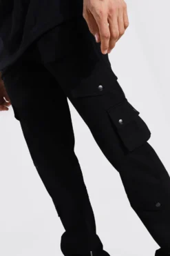 Tall - Pantalon Cargo Ample -Promos Coutuvelle Magasin mzz23063 black xl 3 scaled