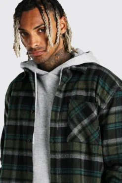 Surchemise à Carreaux -Promos Coutuvelle Magasin mzz33031 khaki xl 3 scaled